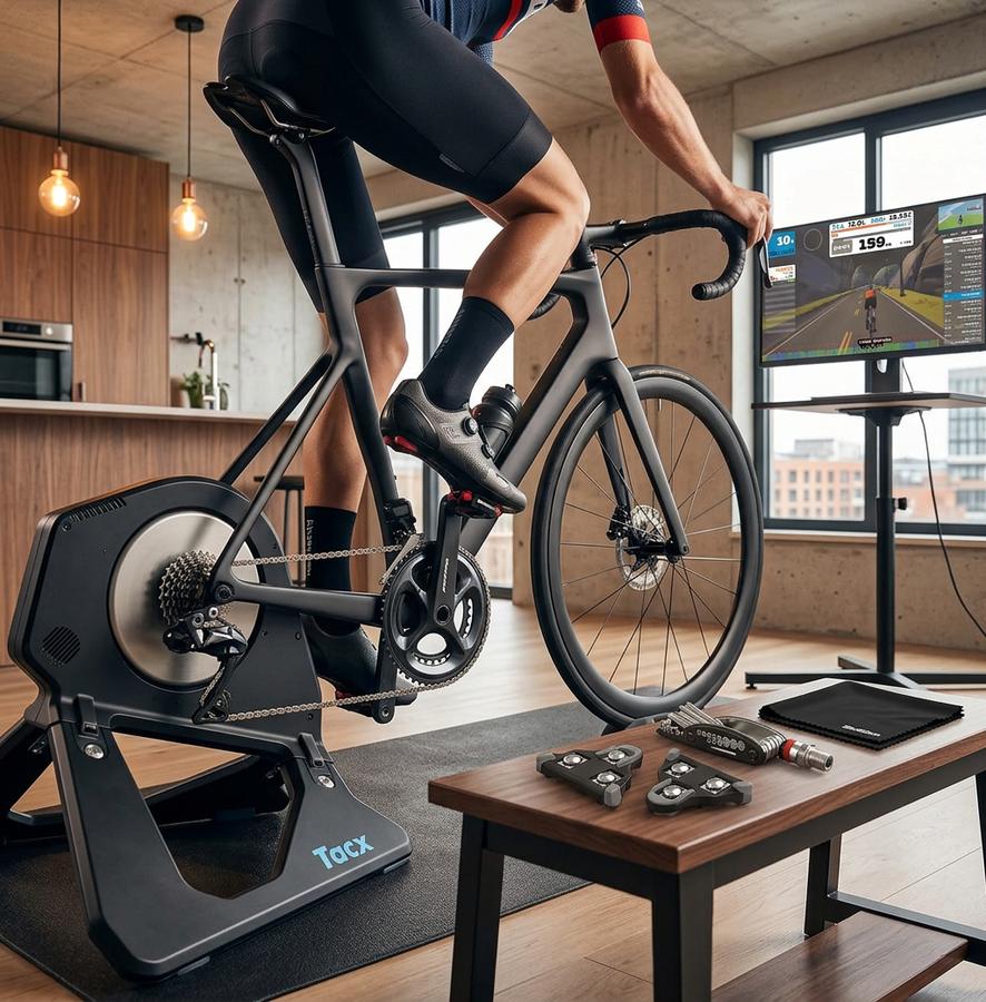 Favero Assioma PRO RS-1 modular pedal on workstand